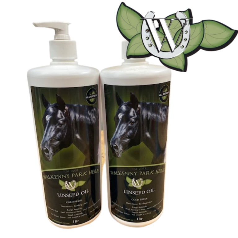 Cold Pressed Linseed Oil Walkenny Park Equine Herbs